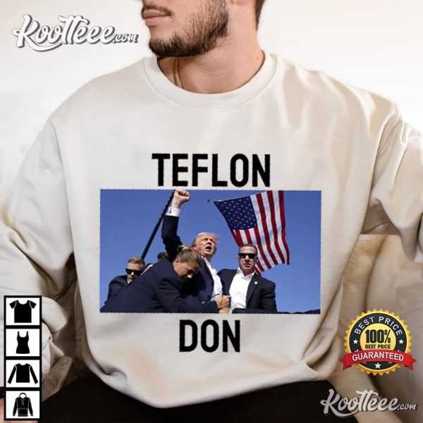 Trump Rally Shooter Teflon Don T-Shirt