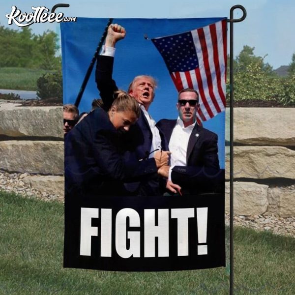 Trump 2024 Fight Garden Flag