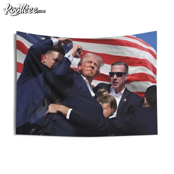 Trump Survives Assassination Trump 2024 Wall Tapestry