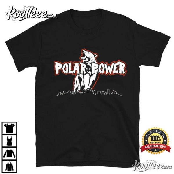 Polar Power NY Mets Bear And City T-Shirt