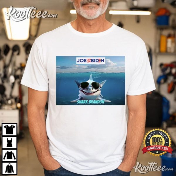 Shark Brandon Joe Biden 2024 T-Shirt