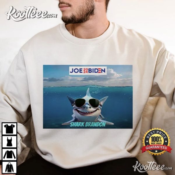 Shark Brandon Joe Biden 2024 T-Shirt