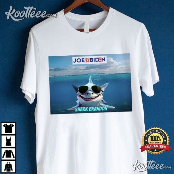 Shark Brandon Joe Biden 2024 T-Shirt