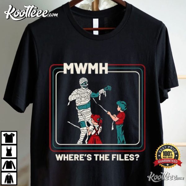 Murder With My Husband Where’s The Files T-Shirt