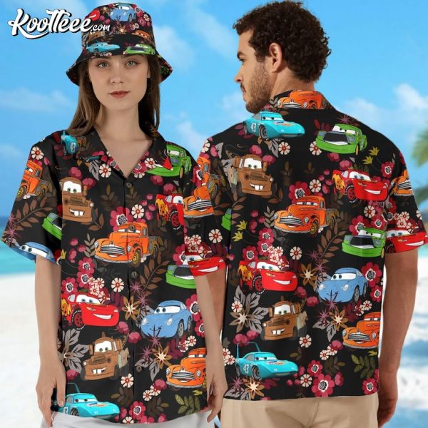 Cars Lightning Mcqueen Summer Hawaiian Shirt And Shorts