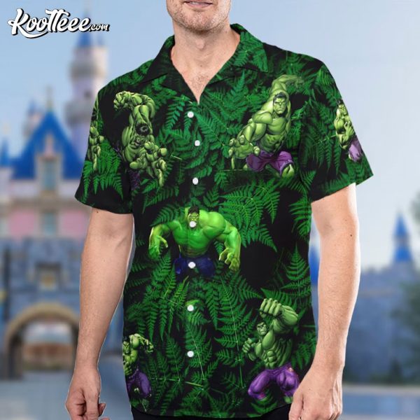 Hulk Giant Superhero Summer Vacation Hawaiian Shirt And Shorts