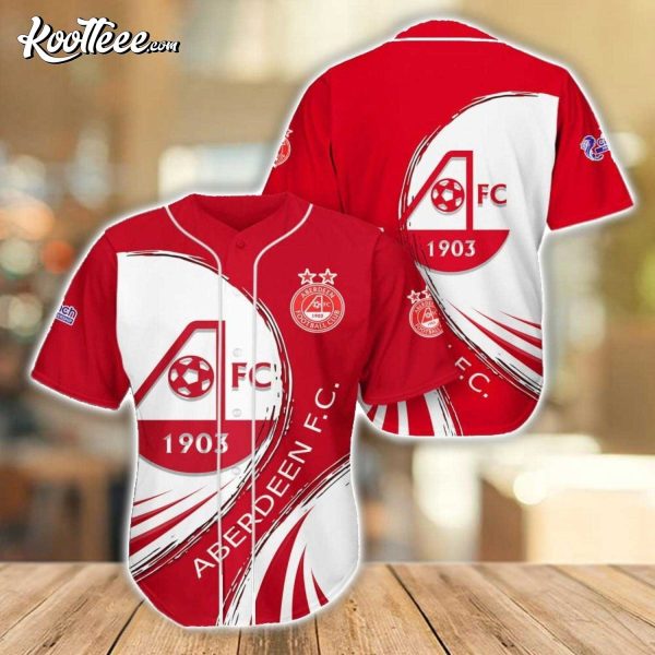 Aberdeen FC Sport Team Gift Baseball Jersey