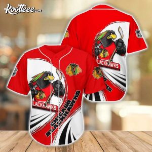 Shops chicago blackhawks baseball jersey