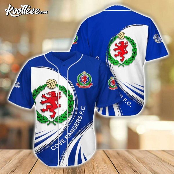 Cove Rangers FC Sport Team Gift Baseball Jersey