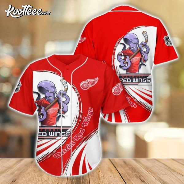 Detroit Red Wings Sport Team Gift Baseball Jersey