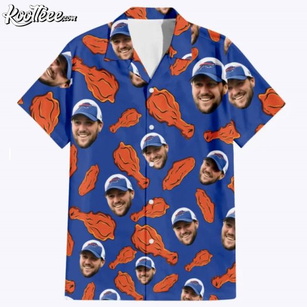 Josh Allen Buffalo Bills Fried Chicken Hawaiian Shirt