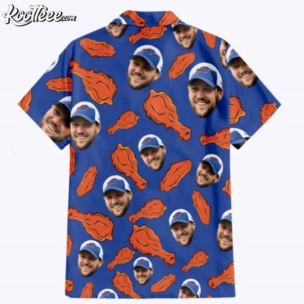 Josh Allen Buffalo Bills Fried Chicken Hawaiian Shirt