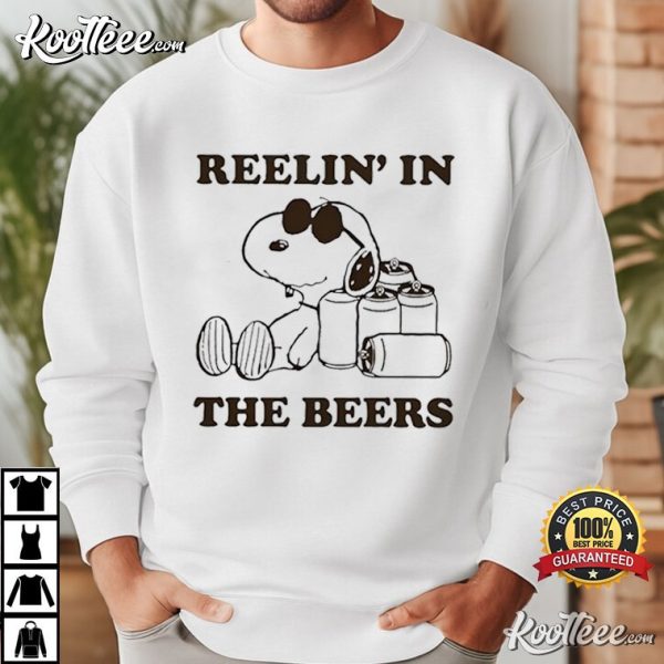 Snoopy Reelin’ In The Beers T-Shirt