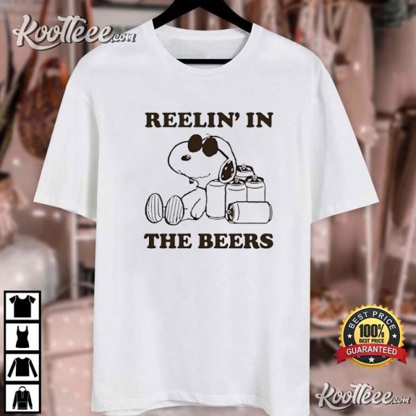 Snoopy Reelin’ In The Beers T-Shirt