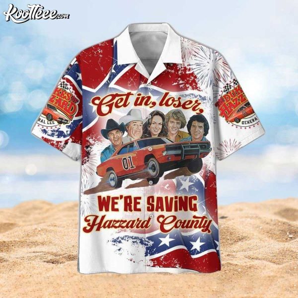 The Dukes of Hazzard Saving Hazzard County Hawaiian Shirt