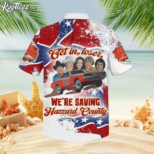 The Dukes of Hazzard Saving Hazzard County Hawaiian Shirt