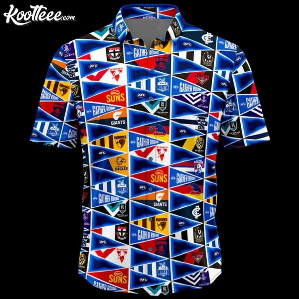 AFL Gather Round Party Hawaiian Shirt