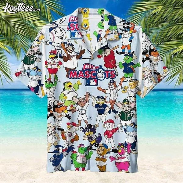 MLB Mascots Hawaiian Shirt