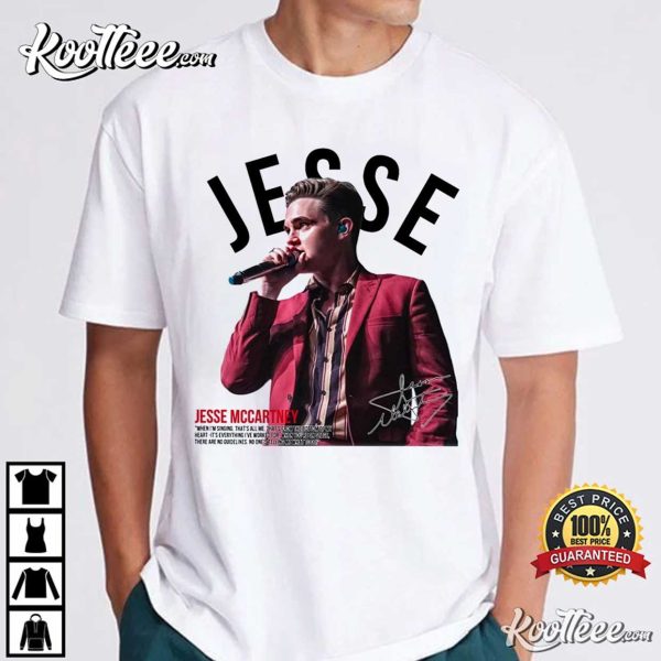 Jesse McCartney Alls Well Tour Gift For Fan T-Shirt