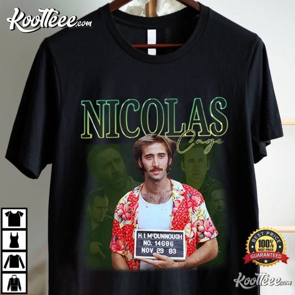 Nicolas Cage Funny Graphic T-Shirt