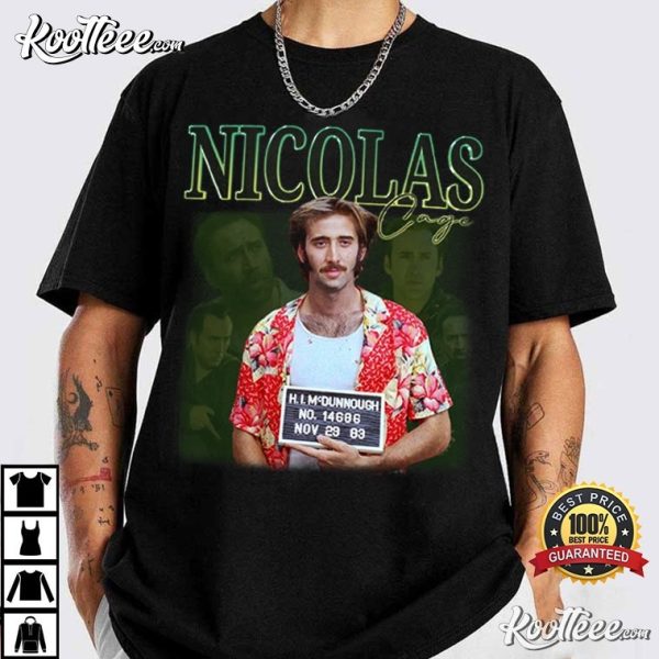 Nicolas Cage Funny Graphic T-Shirt