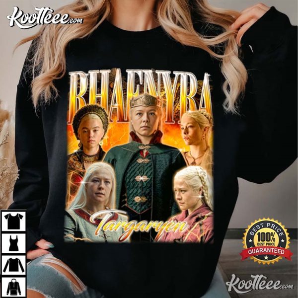 Rhaenyra Targaryen Team Black GOT Retro 90s T-Shirt