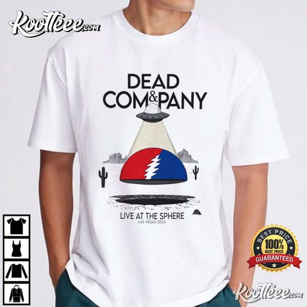 Dead And Company Live At The Sphere Las Vegas Alien UFO T-Shirt