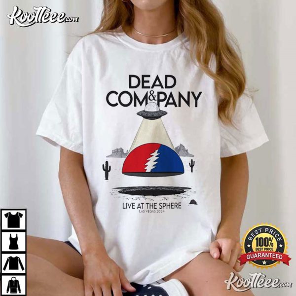 Dead And Company Live At The Sphere Las Vegas Alien UFO T-Shirt