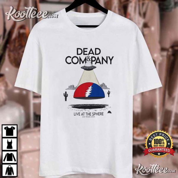 Dead And Company Live At The Sphere Las Vegas Alien UFO T-Shirt