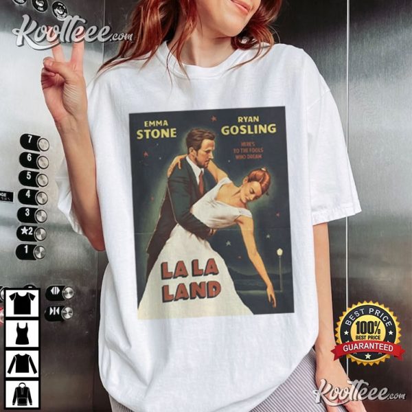 La La Land Emma Stone Ryan Gosling T-Shirt