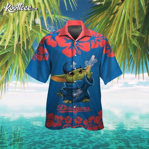 Los Angeles Dodgers Baby Yoda Hawaiian Shirt