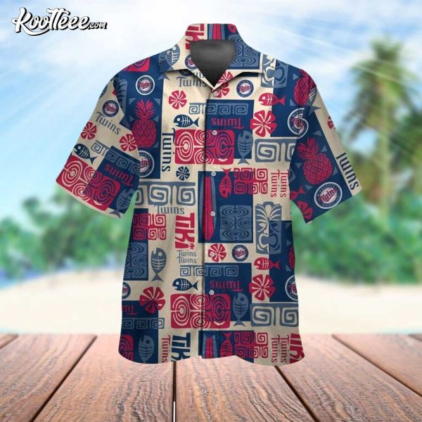 Minnesota Twins Beachside Blast Hawaiian Shirt