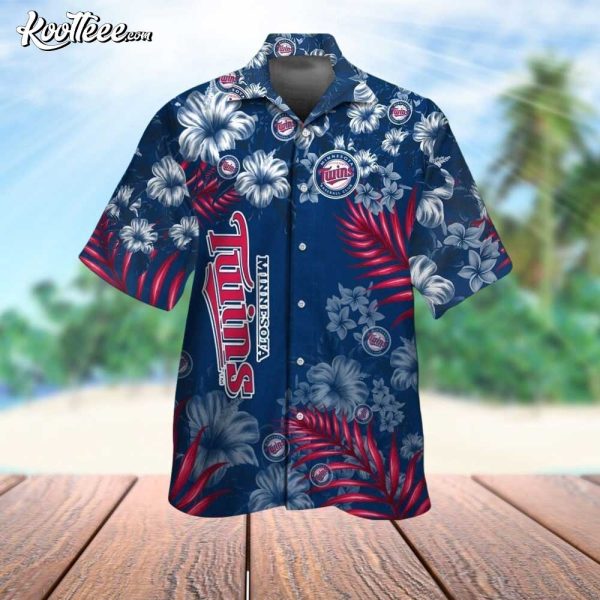 Minnesota Twins Floral Paradise Hawaiian Shirt