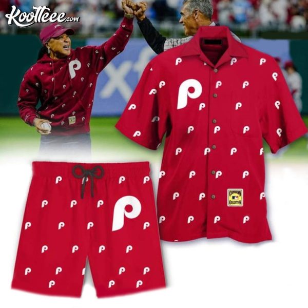 Philadelphia Phillies Logo Hawaiian Shirt And Shorts