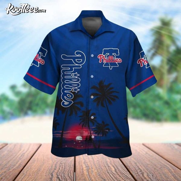 Philadelphia Phillies Oasis Sunset Hawaiian Shirt