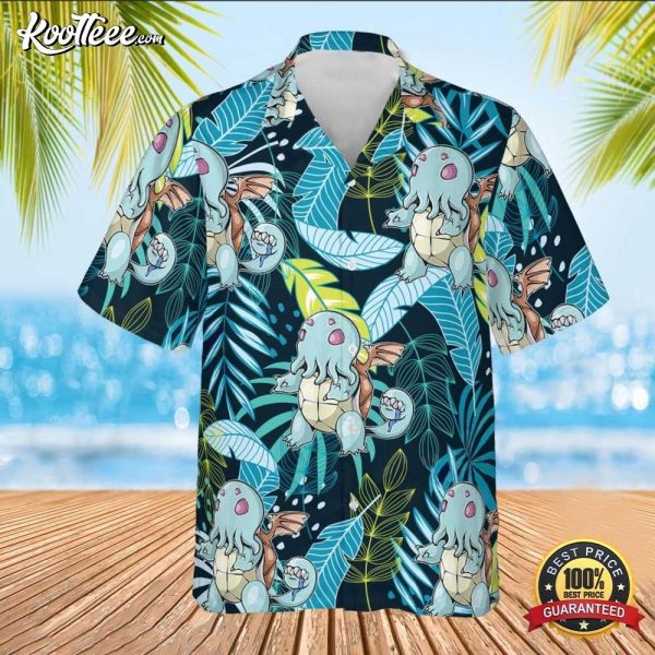 Squirtle Cthulhu Squirthulhu Tropical Hawaiian Shirt