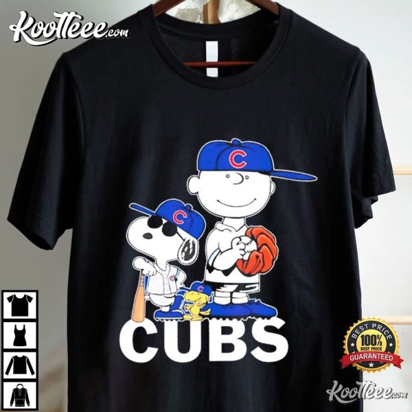 Chicago Cubs Charlie Brown Snoopy Peanuts T-Shirt