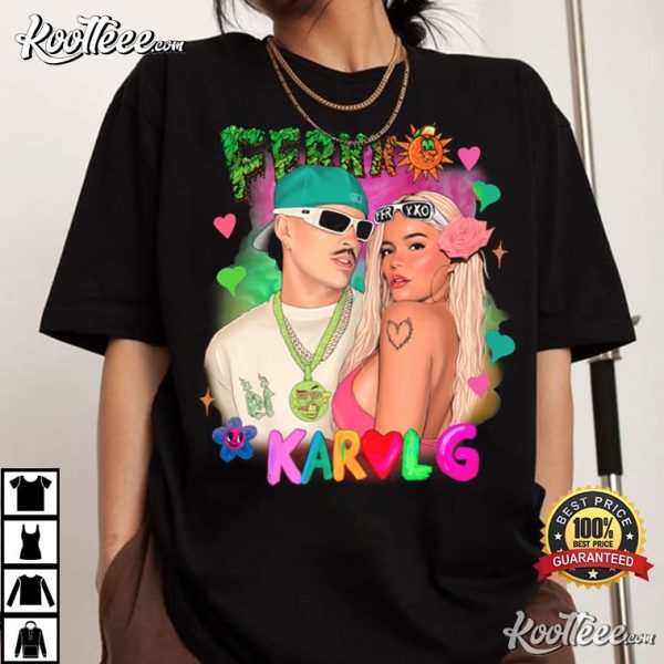 Funny Ferxxo And Karol G Tour T-Shirt