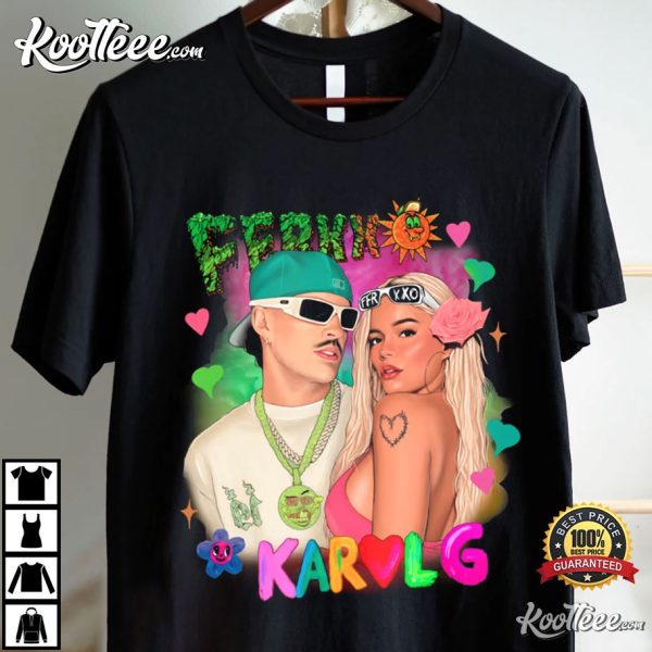 Funny Ferxxo And Karol G Tour T-Shirt