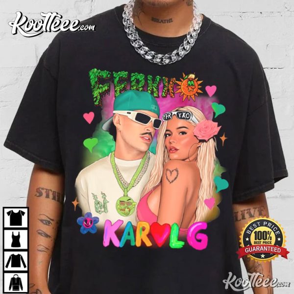 Funny Ferxxo And Karol G Tour T-Shirt