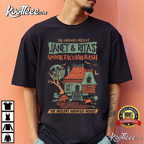 Janet And Rita Bluey The Heelers Haunted House T-Shirt