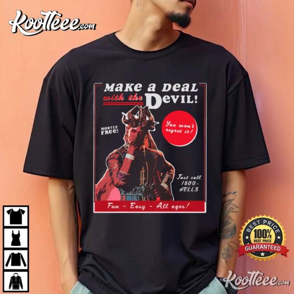 Baldurs Gate 3 Make A Deal With The Devil T-Shirt