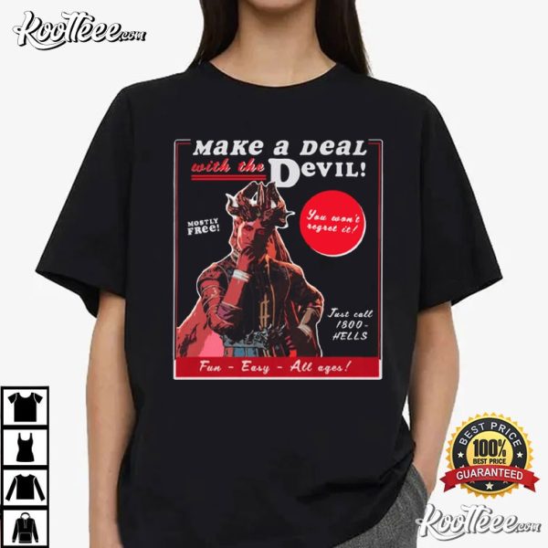 Baldurs Gate 3 Make A Deal With The Devil T-Shirt