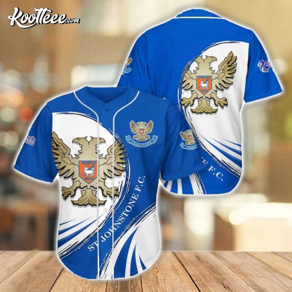 St Johnstone FC Sport Team Gift Baseball Jersey