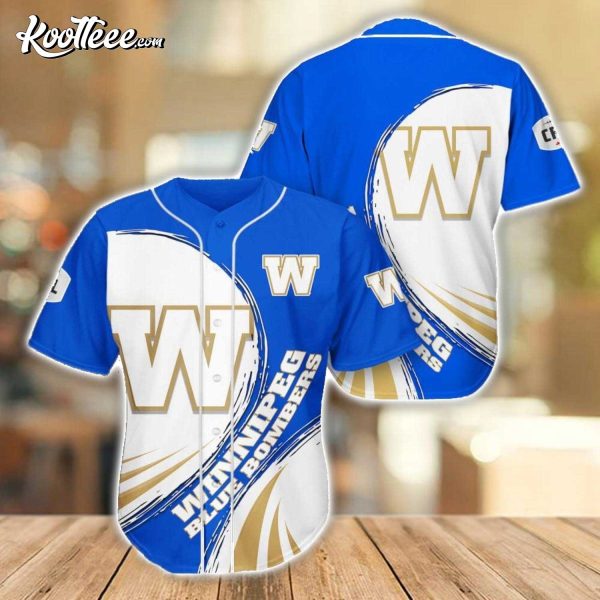 Winnipeg Blue Bombers Sport Team Gift Baseball Jersey