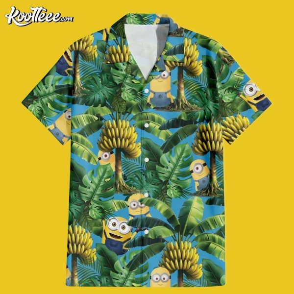 Despicable Me Minions Banana Tree Hawaiian Shirt