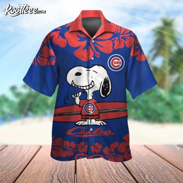 Chicago Cubs Snoopy Hawaiian Shirt