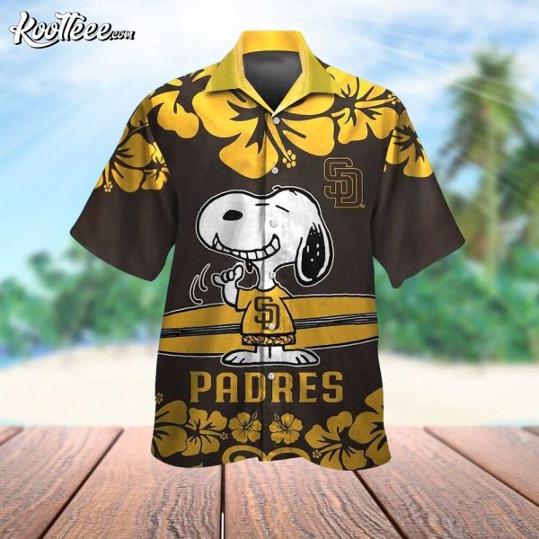 San Diego Padres Snoopy Hawaiian Shirt