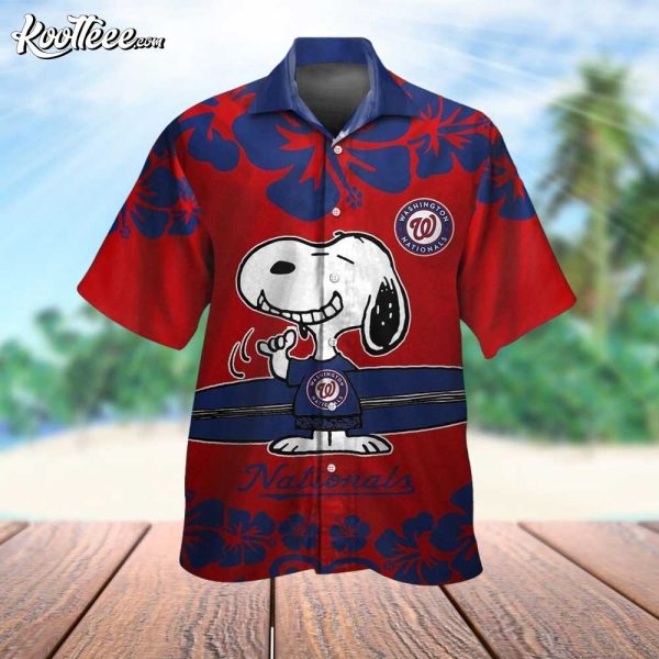 Washington Nationals Snoopy Hawaiian Shirt