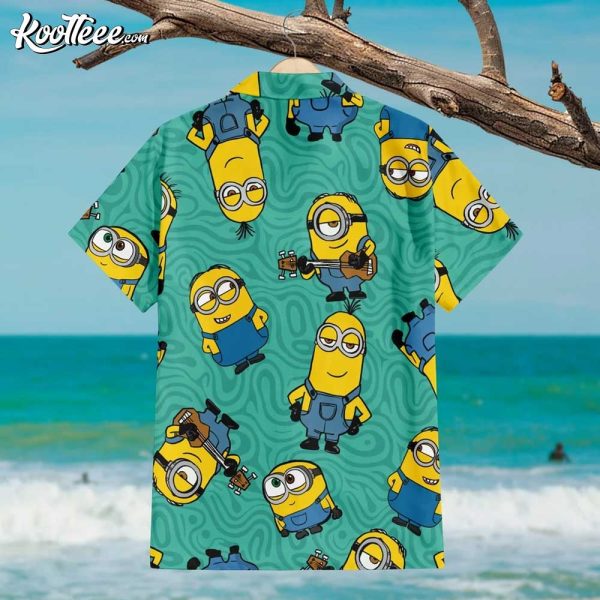 Guitar Minions Despicable Me Hawaiian Shirt